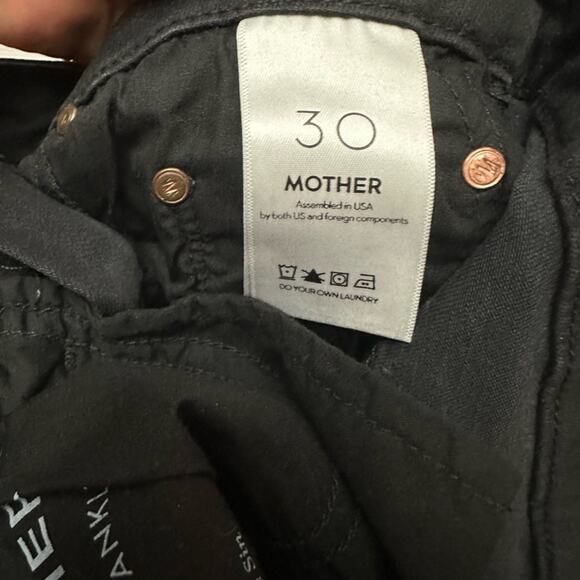 MOTHER The Looker Ankle Fray Jeans Guilty As Sin 30 - Picture 6 of 10